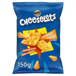Iceland Mini Cheddars Cheeselets Intensely Cheesy Flavour Sharing Bag Crisps 150g offer