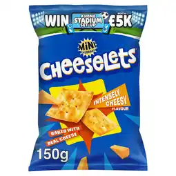 Iceland Mini Cheddars Cheeselets Intensely Cheesy Flavour Sharing Bag Crisps 150g offer