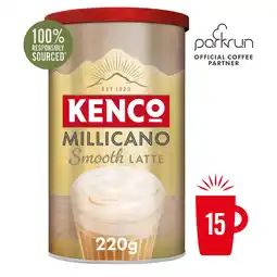 Iceland Kenco Millicano Smooth Latte Instant Coffee 220g offer