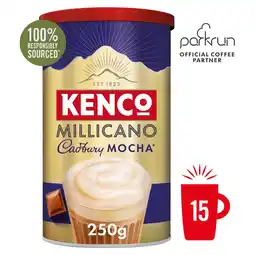Iceland Kenco Millicano Cadbury Mocha Instant Coffee 250g offer