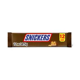 Iceland Snickers Peanut Multipack Chocolate Bars 12 x 34.5g offer