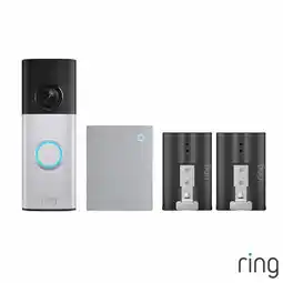 Costco Ring Video Doorbell Plus (2nd Gen) with Chime (3rd Gen) and Additional Quick Release Battery offer