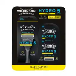 Costco Wilkinson Sword Hydro 5 Ultimate, 9 Blades + Handle offer
