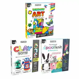Costco Kits for Kids in 3 Options: Window Art, Yarn Animals or Clay Bots offer