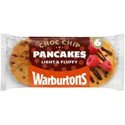 Iceland Warburtons 6 Choc Chip Pancakes offer