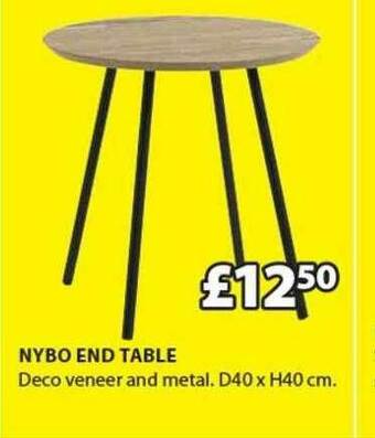 JYSK Nybo End Table offer
