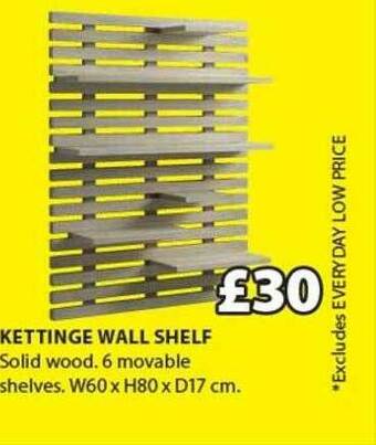JYSK Kettinge Wall Shelf offer