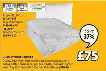 JYSK Himmeltinden Duvet offer
