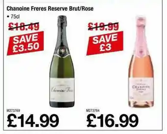 Makro Chanoine Freres Reserve Brut, Rose offer