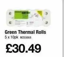 Makro Green Thermal Rolls offer