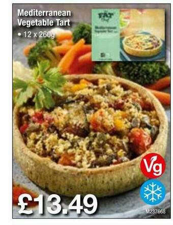 Makro Mediterranean Vegetable Tart offer