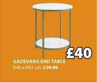 JYSK Gadevang End Table offer