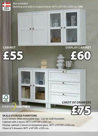 JYSK Skals Storage Furniture offer