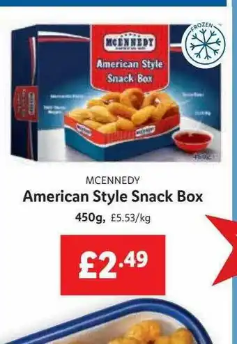 Lidl American Style Snack Box offer