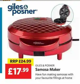 Lidl Samosa Maker offer