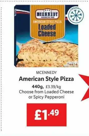 Lidl American Style Pizza offer
