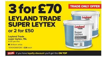 TradePoint Leyland Trade Super Leytex offer