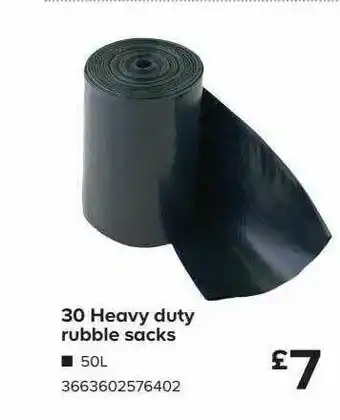 TradePoint 30 Heavy Duty Rubble Sacks offer
