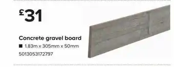 TradePoint Concrete Gravel Board offer