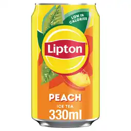 Iceland Lipton Peach Ice Tea Cans 24 x 330ml offer