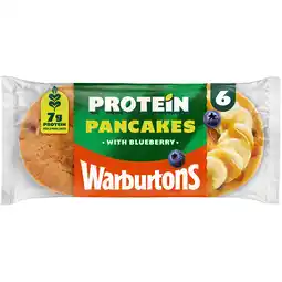 Iceland Warburtons 6 Protein Pancakes with Blueberry offer