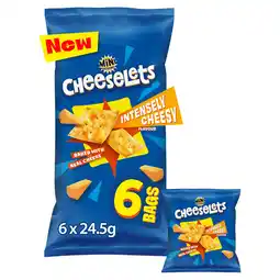 Iceland Mini Cheddars Cheeselets Intensely Cheesy Flavour Multipack 6 x 24.5g offer