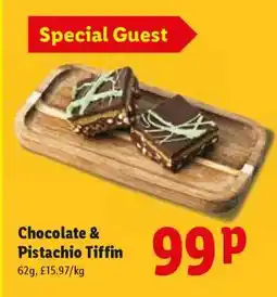 Lidl Chocolate & Pistachio Tiffin offer