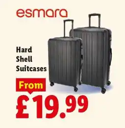 Lidl Esmara Hard Shell Suitcases offer