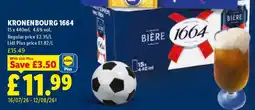 Lidl KRONENBOURG 1664 offer