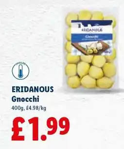 Lidl ERIDANOUS Gnocchi offer