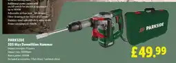 Lidl PARKSIDE SDS Max Demolition Hammer offer