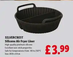 Lidl SilverCrest Silicone Air Fryer Liner offer