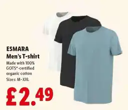 Lidl ESMARA Men's T-shirt offer