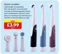 Aldi Electric Scrubber offer