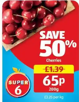 Aldi Cherries offer