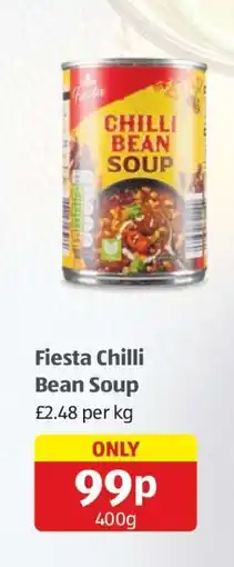 Aldi Fiesta Chilli Bean Soup offer
