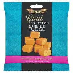 Iceland Ryedale Farm Gold Collection All Butter Fudge 150g offer