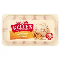Iceland Kelly's Cornish Honeycomb Crunch Ice Cream 950ml offer