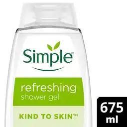 Iceland Simple Kind to Skin Shower Gel Refreshing 675 ml offer