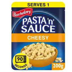 Iceland Batchelors Pasta 'n' Sauce Microwave Ready Meal Cheesy Pasta 200g offer