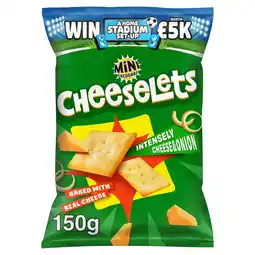 Iceland Mini Cheddars Cheeselets Intensely Cheese & Onion Flavour Sharing Bag Crisps150g offer