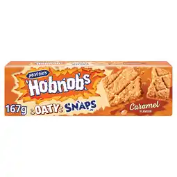 Iceland McVitie's Hobnobs Caramel Flavour Oaty Snaps 167g offer