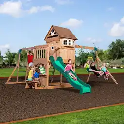 Costco Backyard Discovery Montpellier Swing Set & Playcentre (3-10 Years) offer