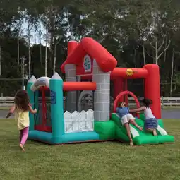 Costco Happy Hop Happy House Bouncy Castle, Ball Pit & Slide (3+ Years) offer