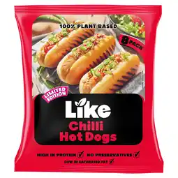 Iceland Like Limited Edition 8 Chilli Hot Dogs 360g offer