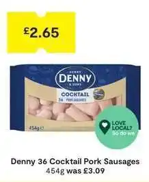 SuperValu Denny 36 Cocktail Pork Sausages offer
