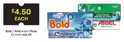 SuperValu Bold / Ariel 4-In-1 Pods offer