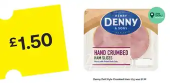 SuperValu Denny Deli Style Crumbed Ham 80g offer