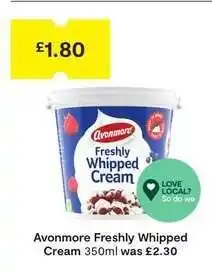 SuperValu Avonmore Freshly Whipped Cream offer