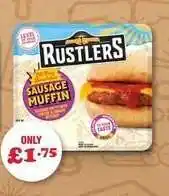 SuperValu Rustlers Sausage Muffin offer